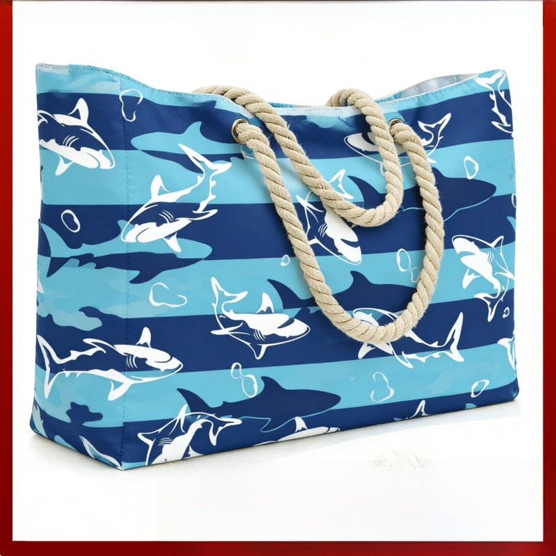 Rainbow beach bag