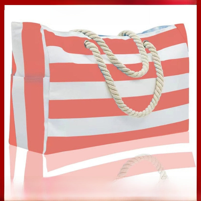 Rainbow beach bag