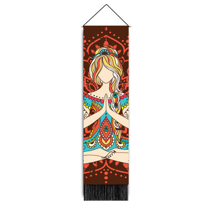 Rainbow Chakra Meditation Tapestry