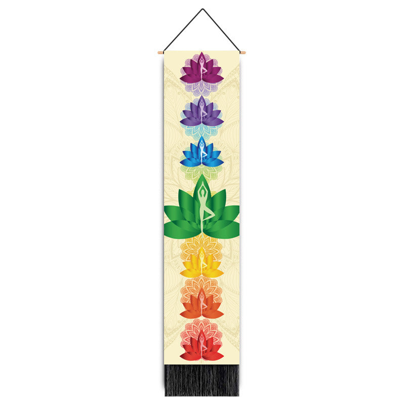 Rainbow Chakra Meditation Tapestry