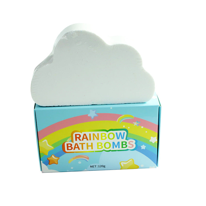 Rainbow Essential Oil Bath Salt Balls