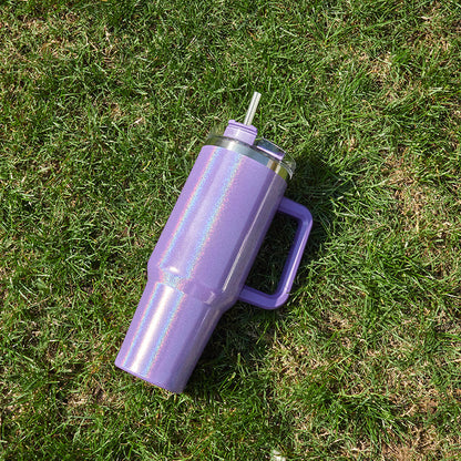 Rainbow Insulated Stainless Steel Water Bottle with Handle