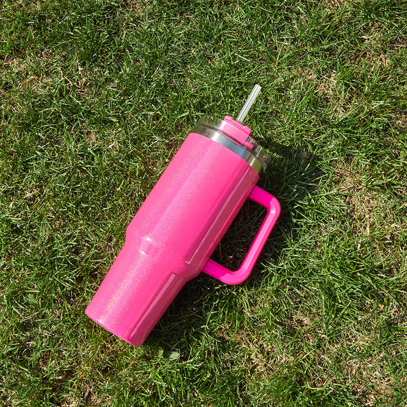 Rainbow Insulated Stainless Steel Water Bottle with Handle