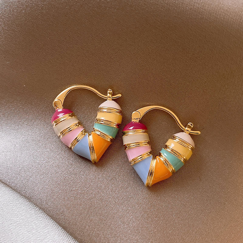 Rainbow Love Earrings