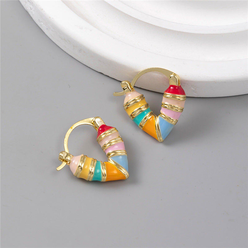 Rainbow Love Earrings