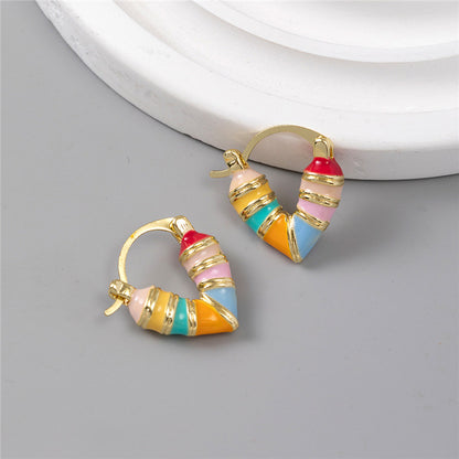 Rainbow Love Earrings