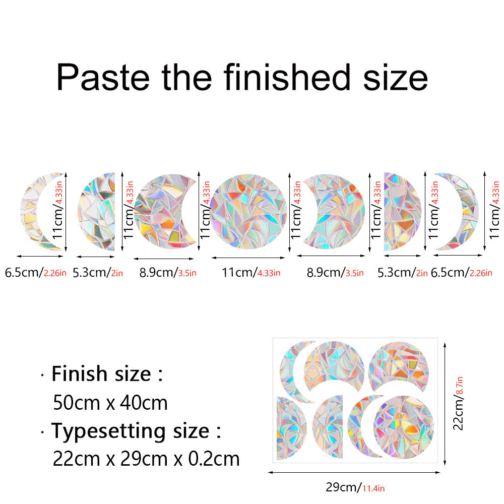 Rainbow Prism Electrostatic Window Film