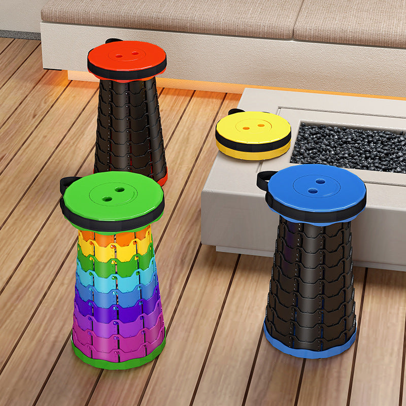 Rainbow Retractable Stool