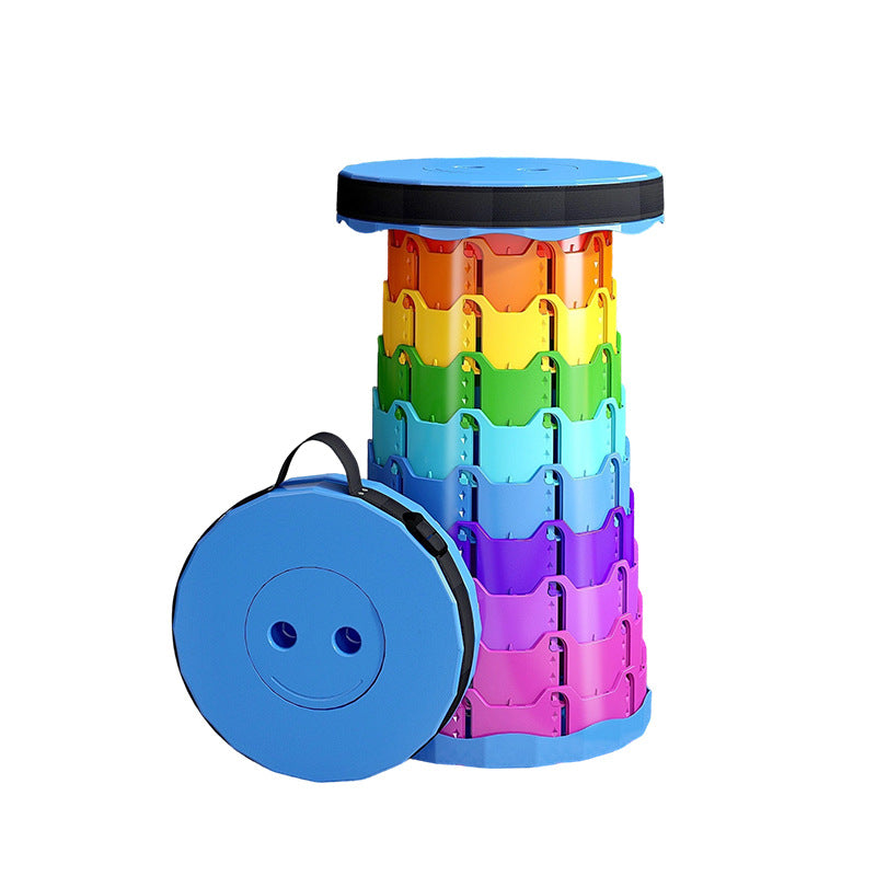Rainbow Retractable Stool