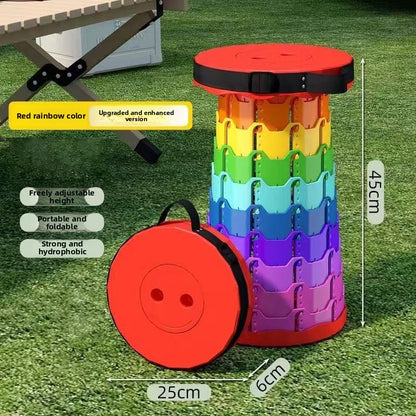 Rainbow Retractable Stool