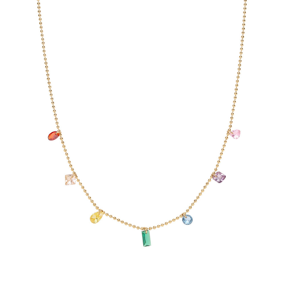 Rainbow Seven-Color Necklace