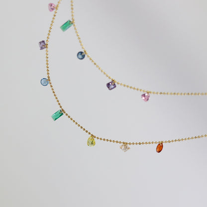 Rainbow Seven-Color Necklace