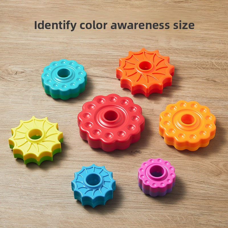 Rainbow Spinning Stacking Toy