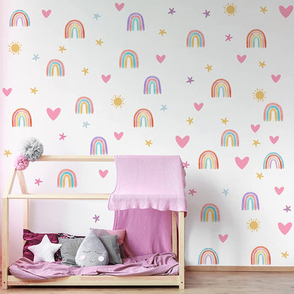 Rainbow Star Wall Decal