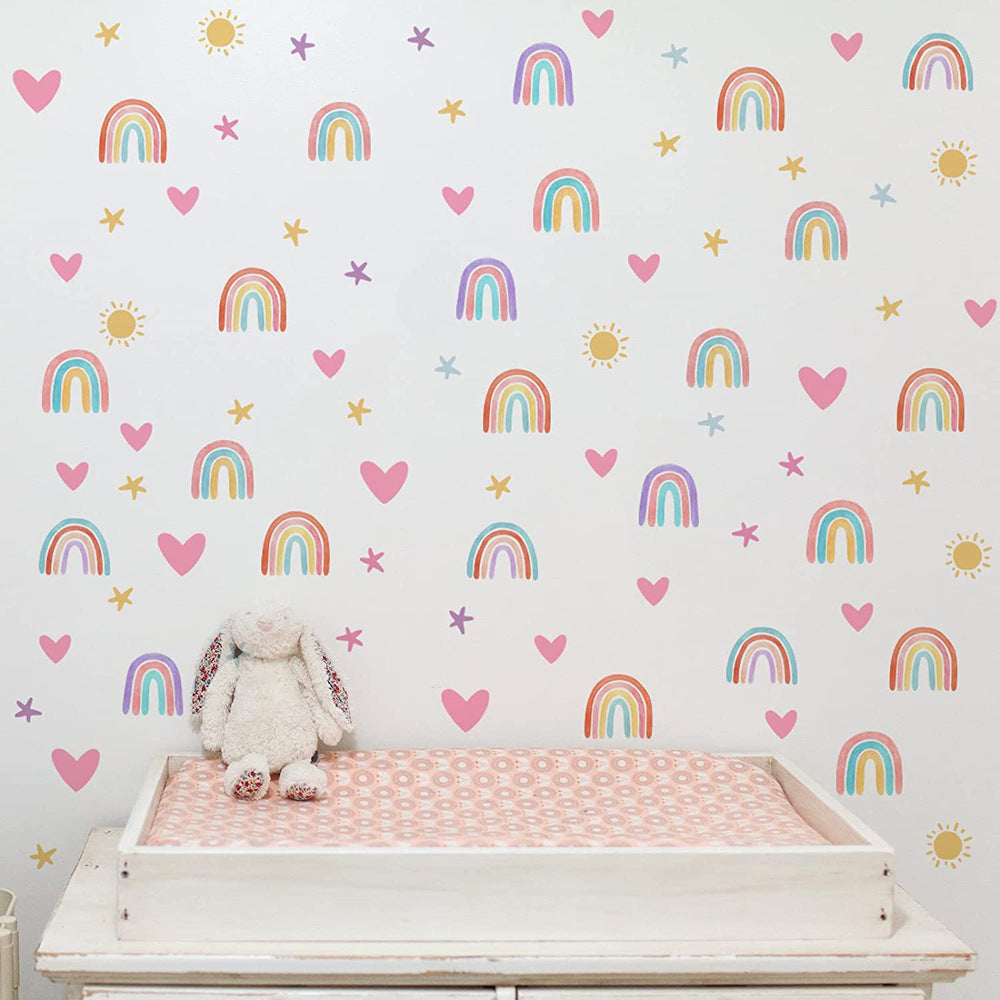 Rainbow Star Wall Decal