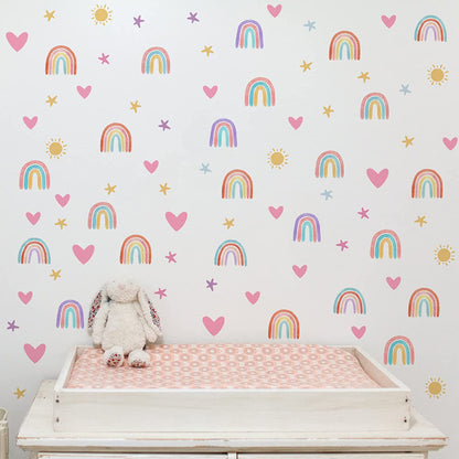 Rainbow Star Wall Decal
