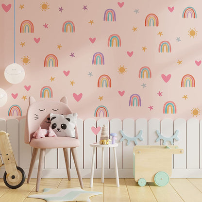 Rainbow Star Wall Decal