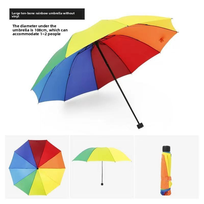 Rainbow Sunny Umbrella