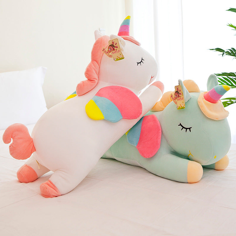 Rainbow Unicorn Plush Doll Pillow