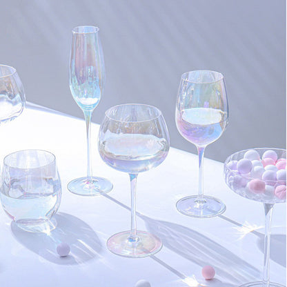 Rainbow Wine Glass