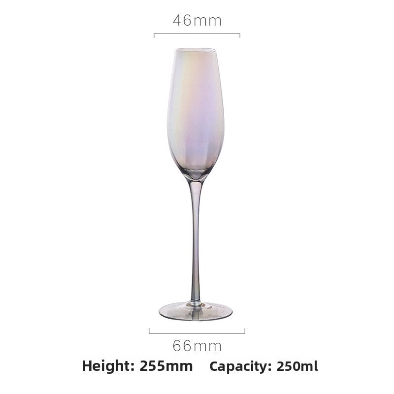Rainbow Wine Glass