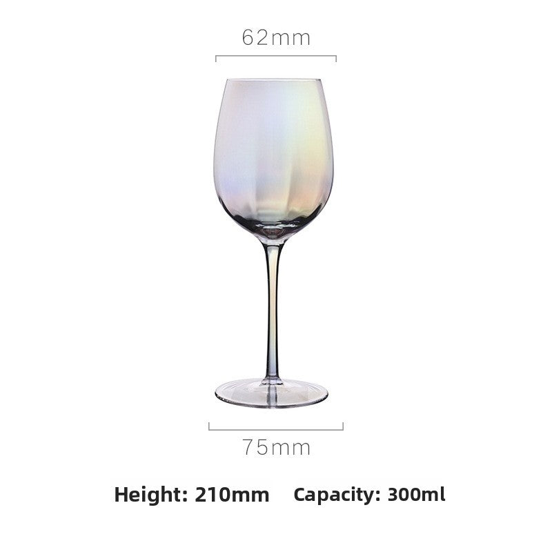 Rainbow Wine Glass