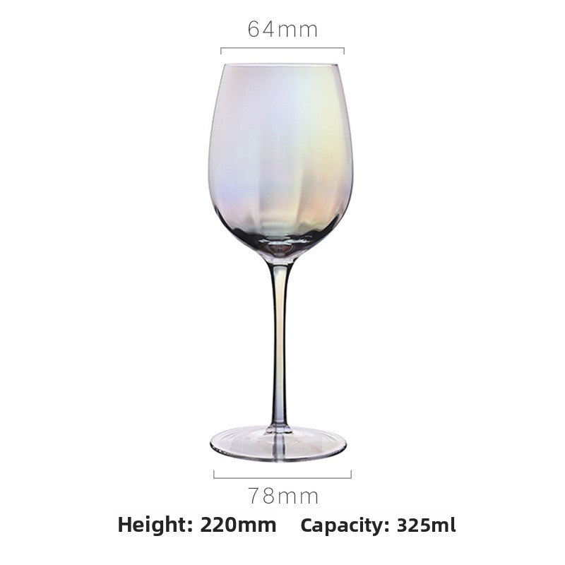Rainbow Wine Glass