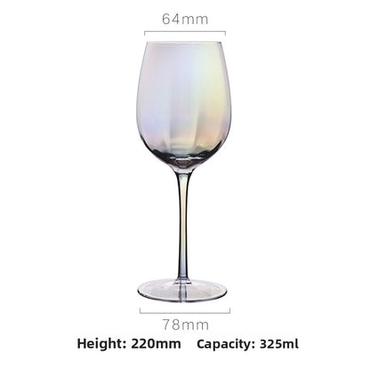 Rainbow Wine Glass