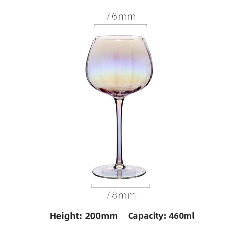 Rainbow Wine Glass