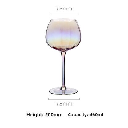 Rainbow Wine Glass