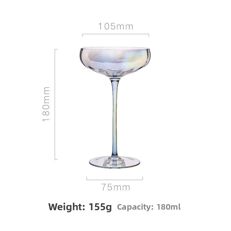 Rainbow Wine Glass