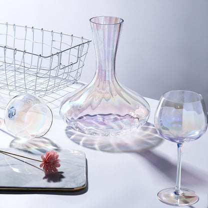 Rainbow Wine Glass