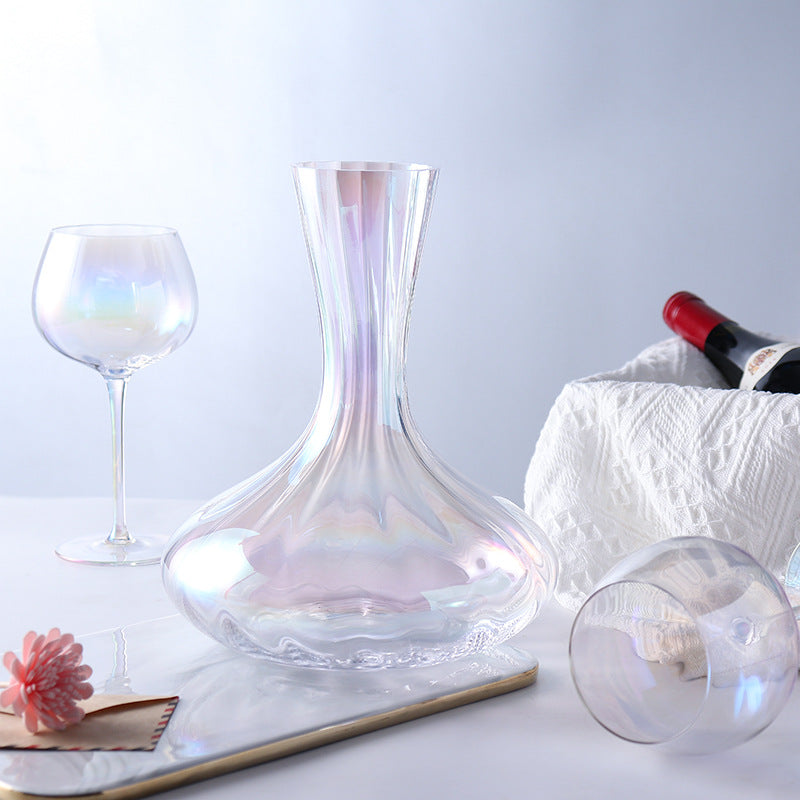 Rainbow Wine Glass
