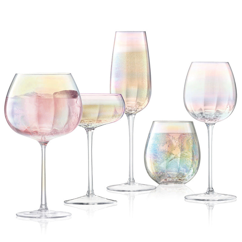 Rainbow Wine Glass