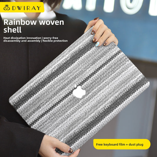 Rainbow Woven Protective Case for MacBook