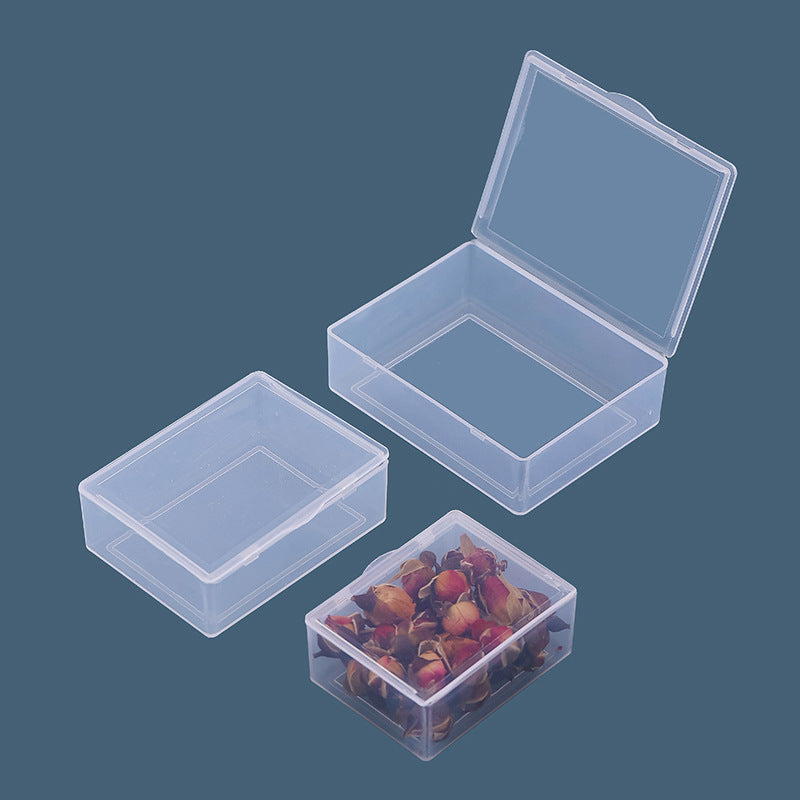 ransparent PP Plastic Storage Box with Lid