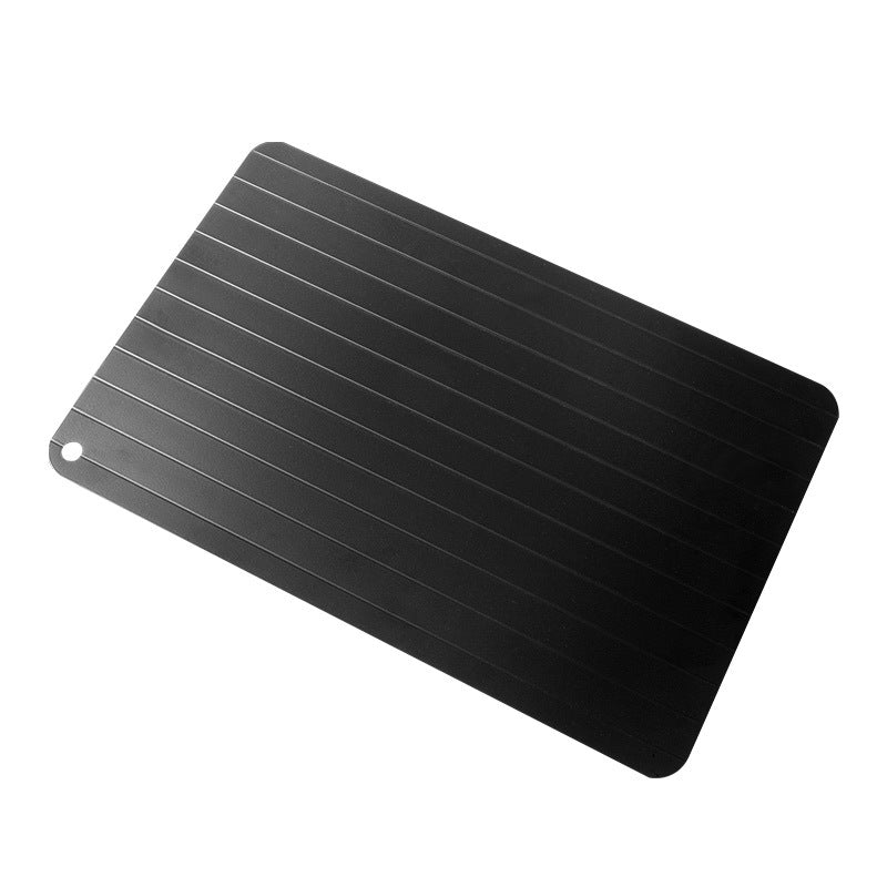 Rapidly defrost metal plates