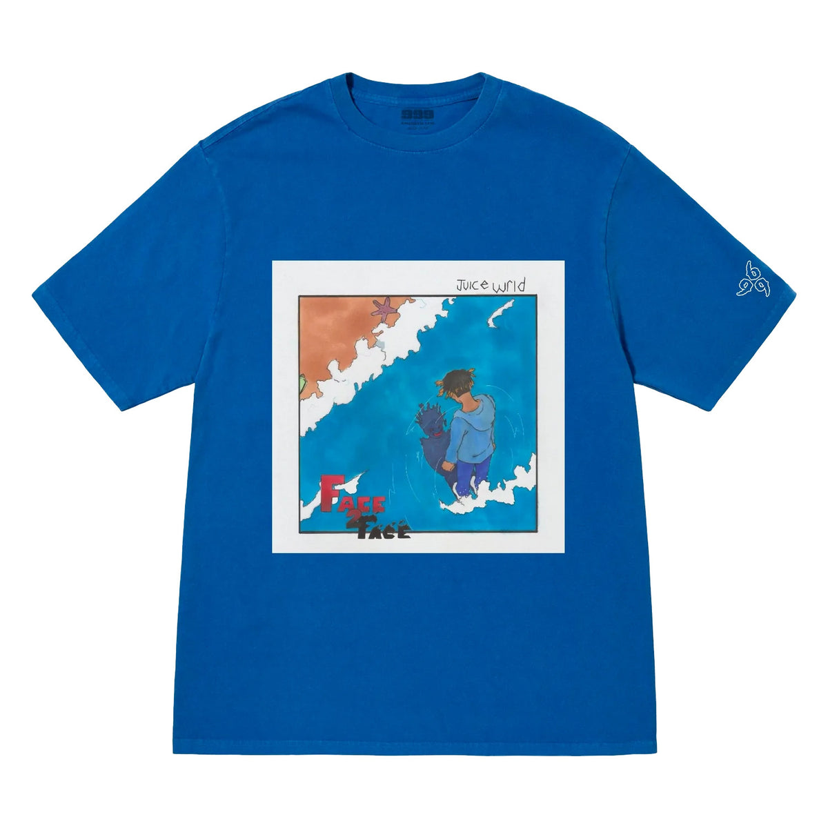 Rapper WRLD's short-sleeved T-shirt
