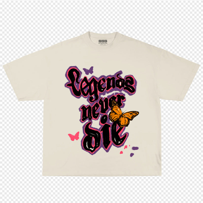 Rapper WRLD's short-sleeved T-shirt