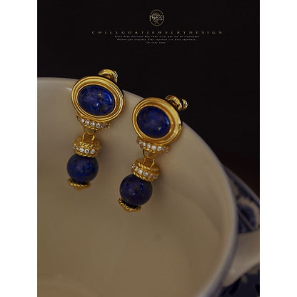 Rarely-seen vintage Mediterranean earrings