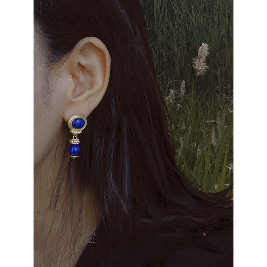 Rarely-seen vintage Mediterranean earrings