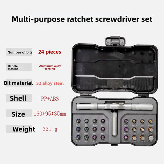 Ratchet screwdriver set