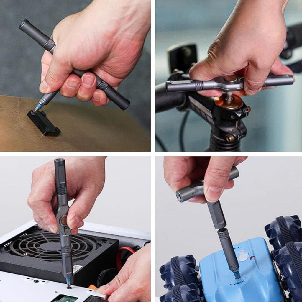 Ratchet Screwdriver Set with 24 Bits