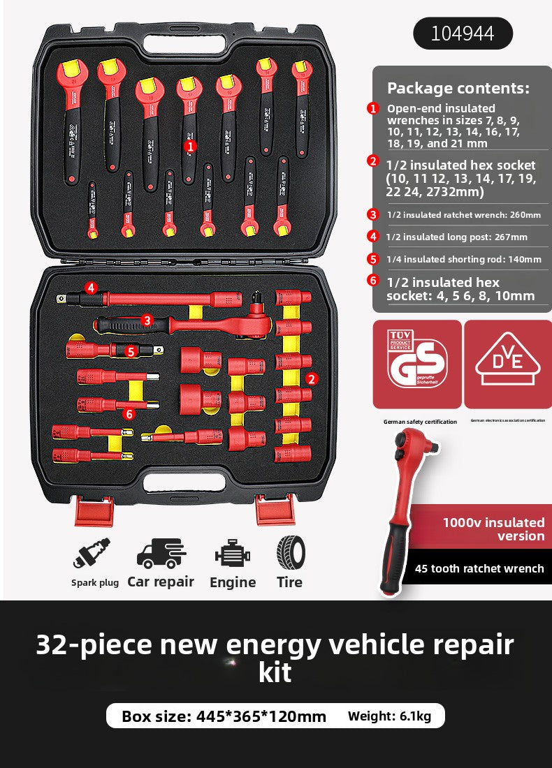 Ratchet Wrench Socket Set Automotive Repair Tools