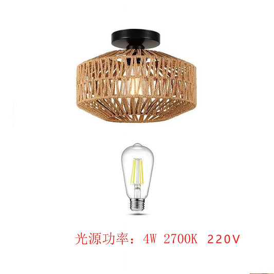 Rattan Ceiling Lamp