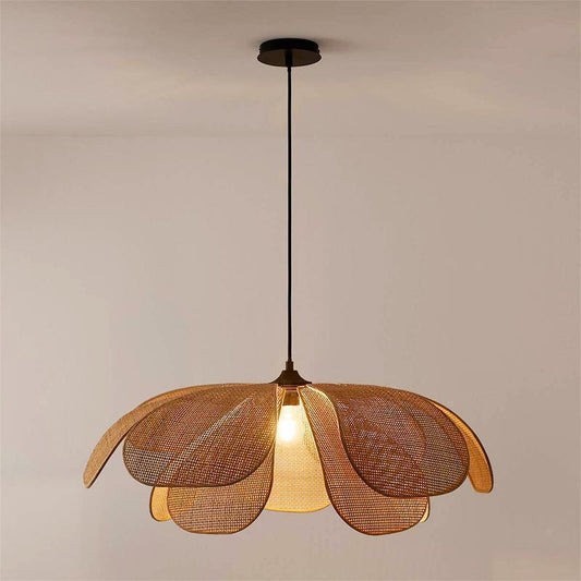 Rattan chandelier