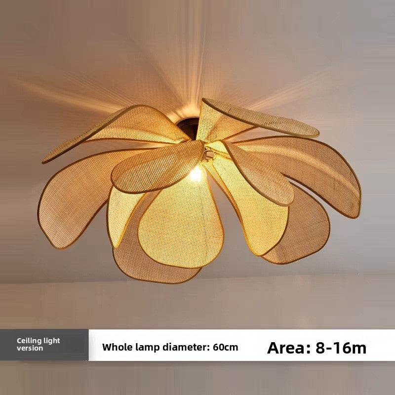 Rattan chandelier