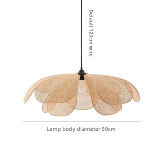 Rattan chandelier