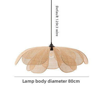 Rattan chandelier