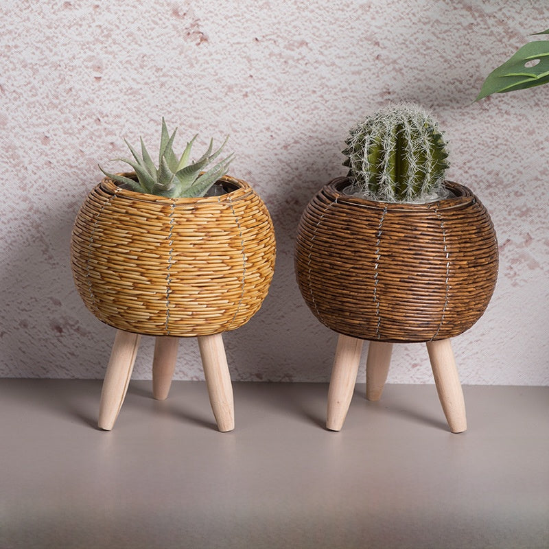 Rattan Flower Pot Stand